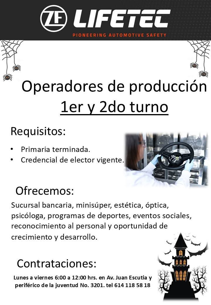 Operadores de producción