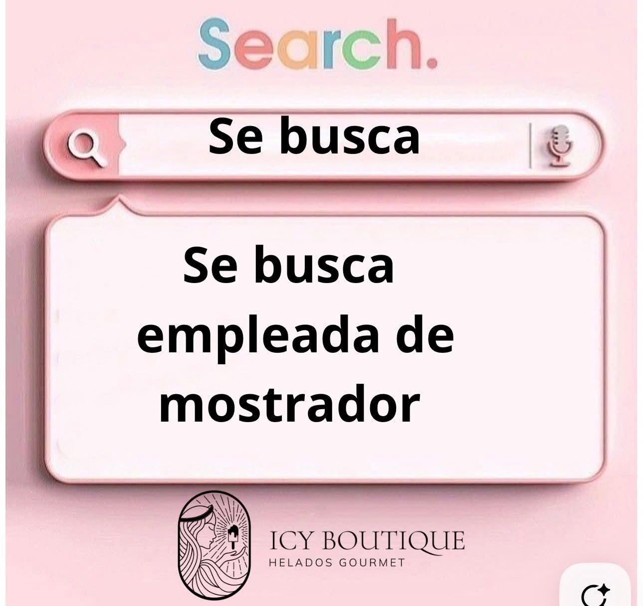 Empleada de mostrador