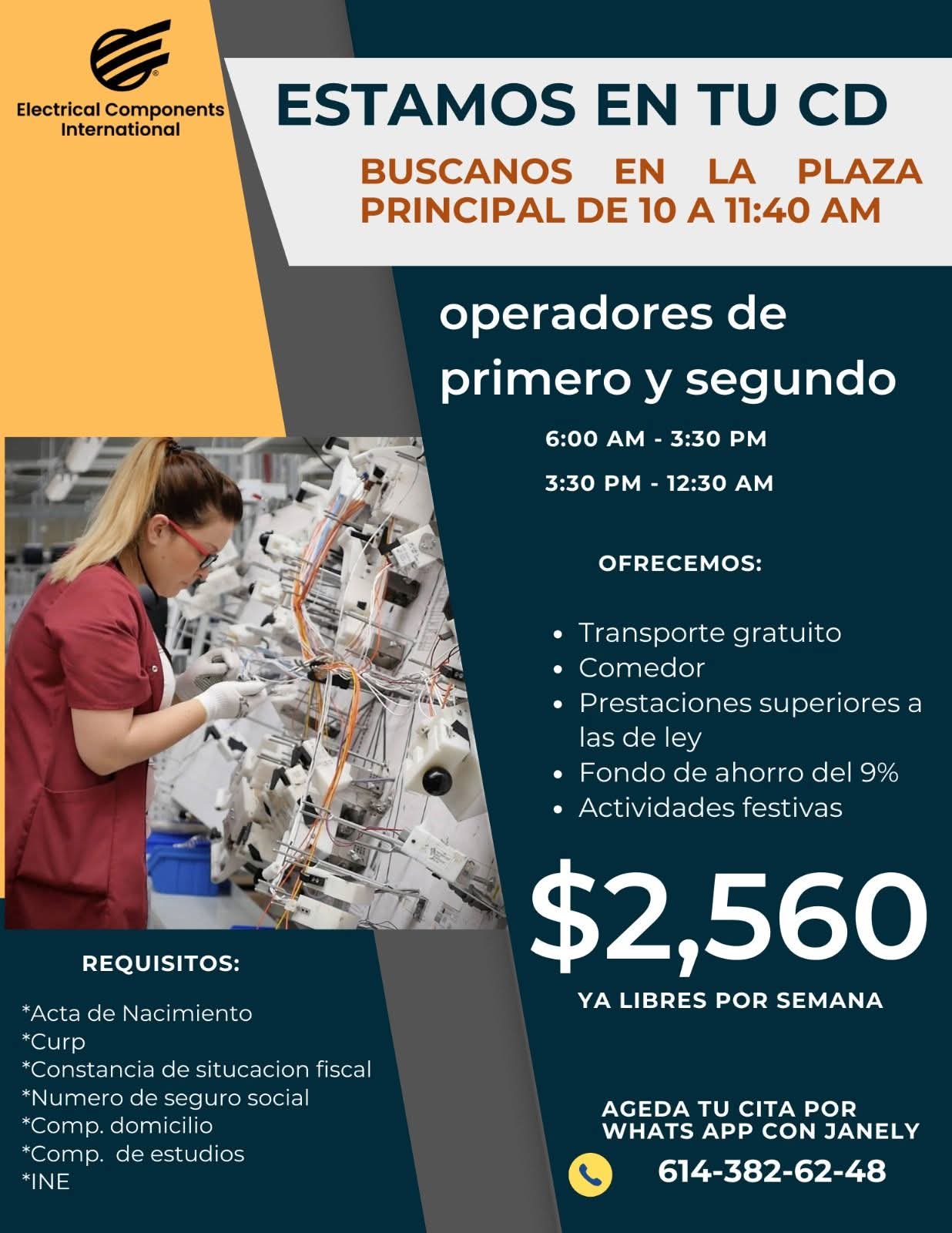 Operadores de producción