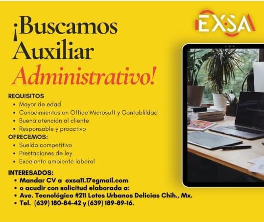 Auxiliar administrativo