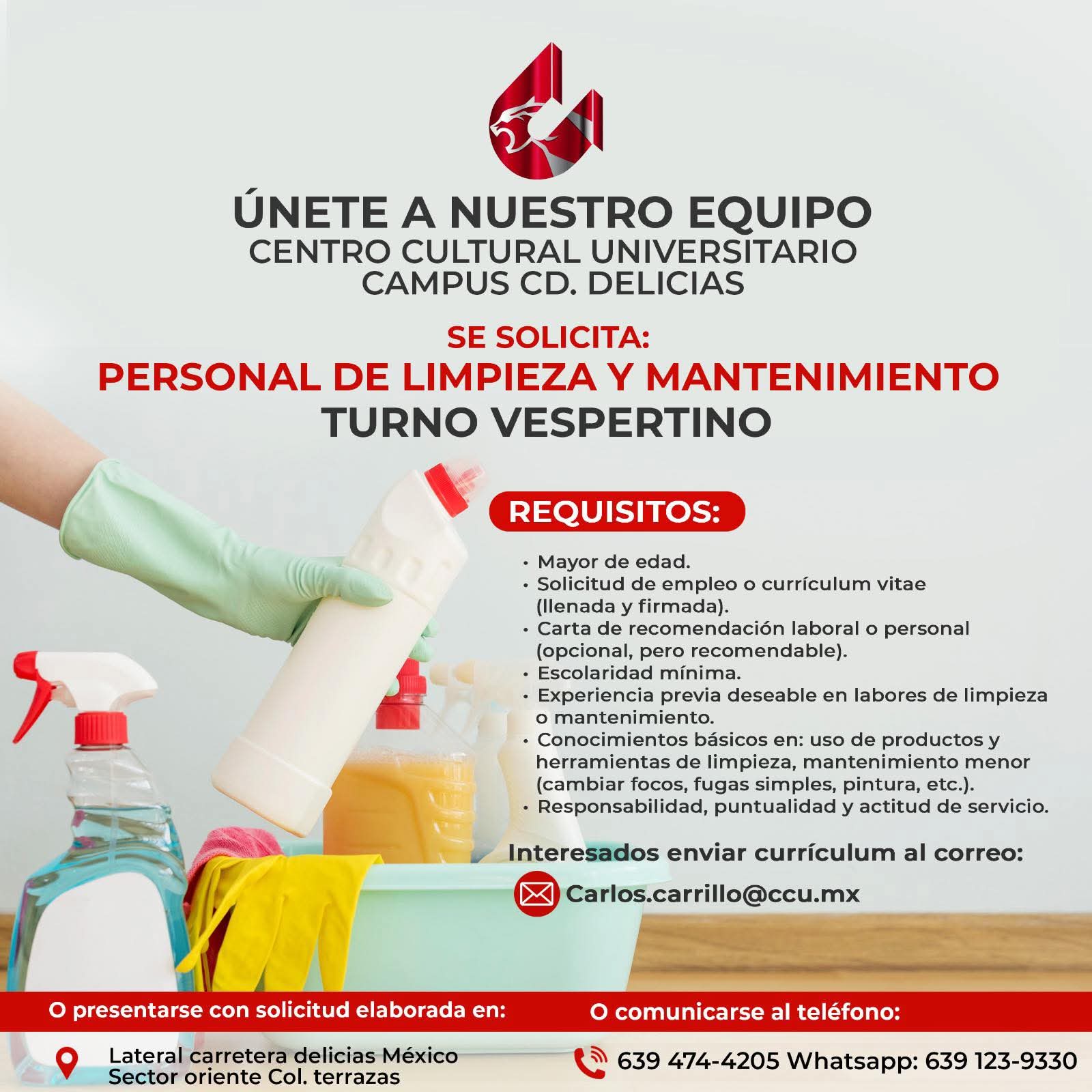 Personal de limpieza y mantenimiento