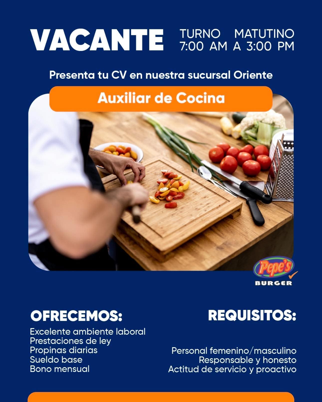 Auxiliar de cocina