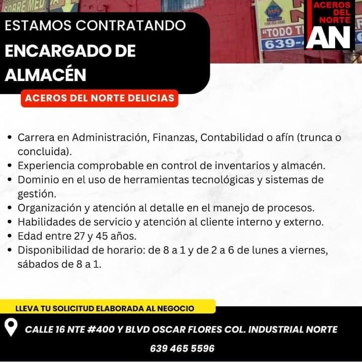 Encargado de almacén