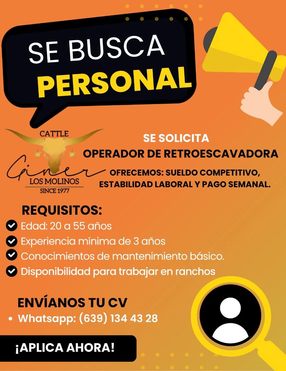 Operador de retroexcavadora