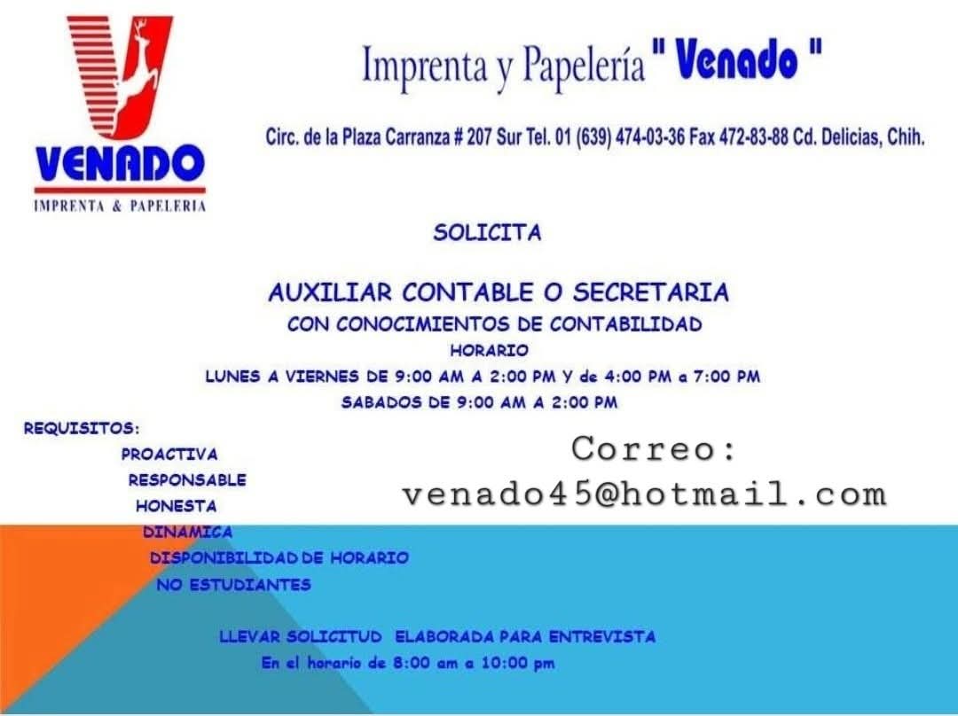Auxiliar contable