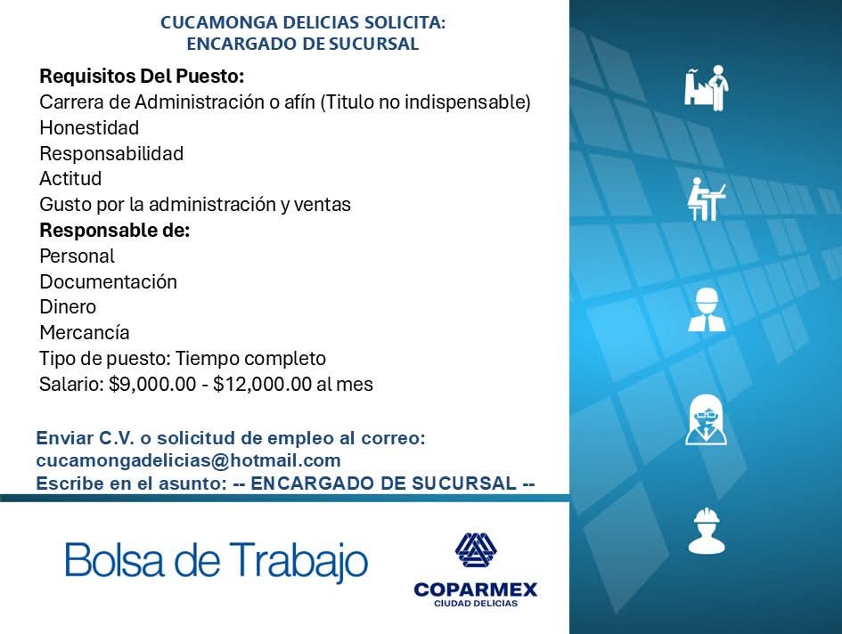 Encargado de socursal