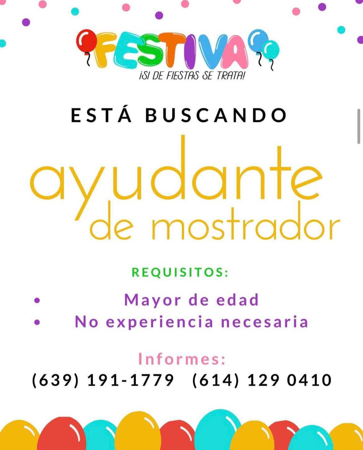 Ayudante de mostrador r