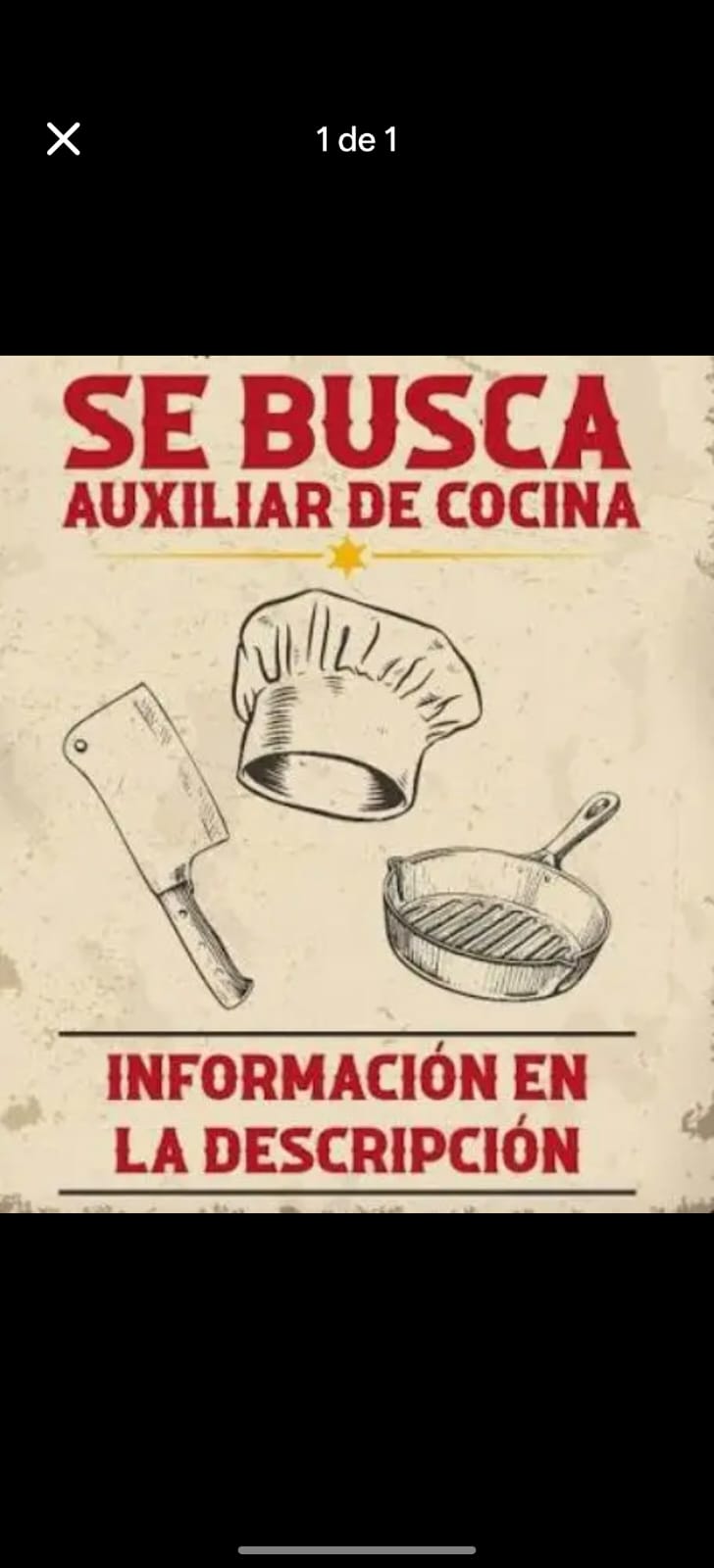 Auxiliar de cocina