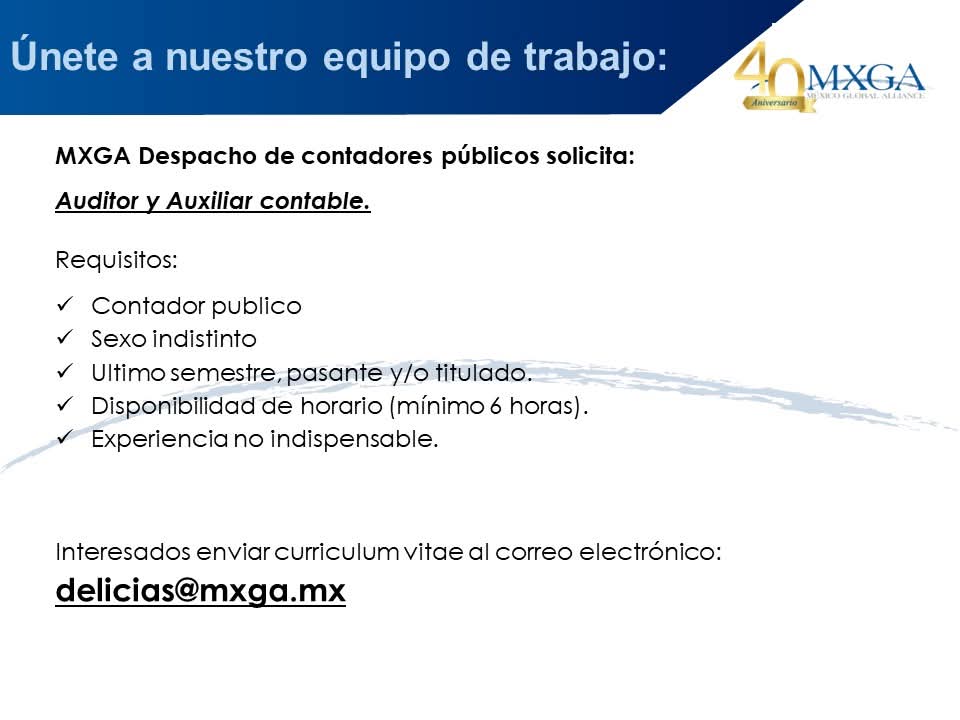 Auxiliar contable