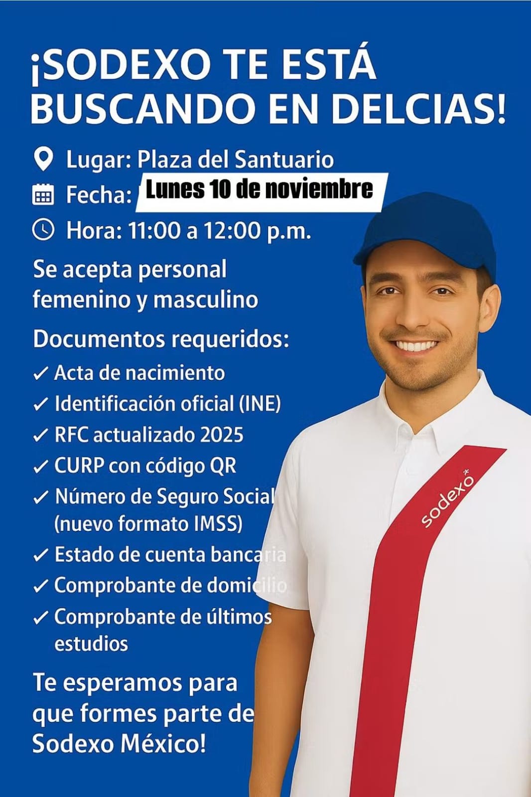 Ayudante general para comedor industrial