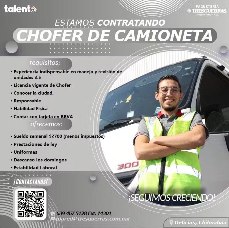 Chofer de camioneta