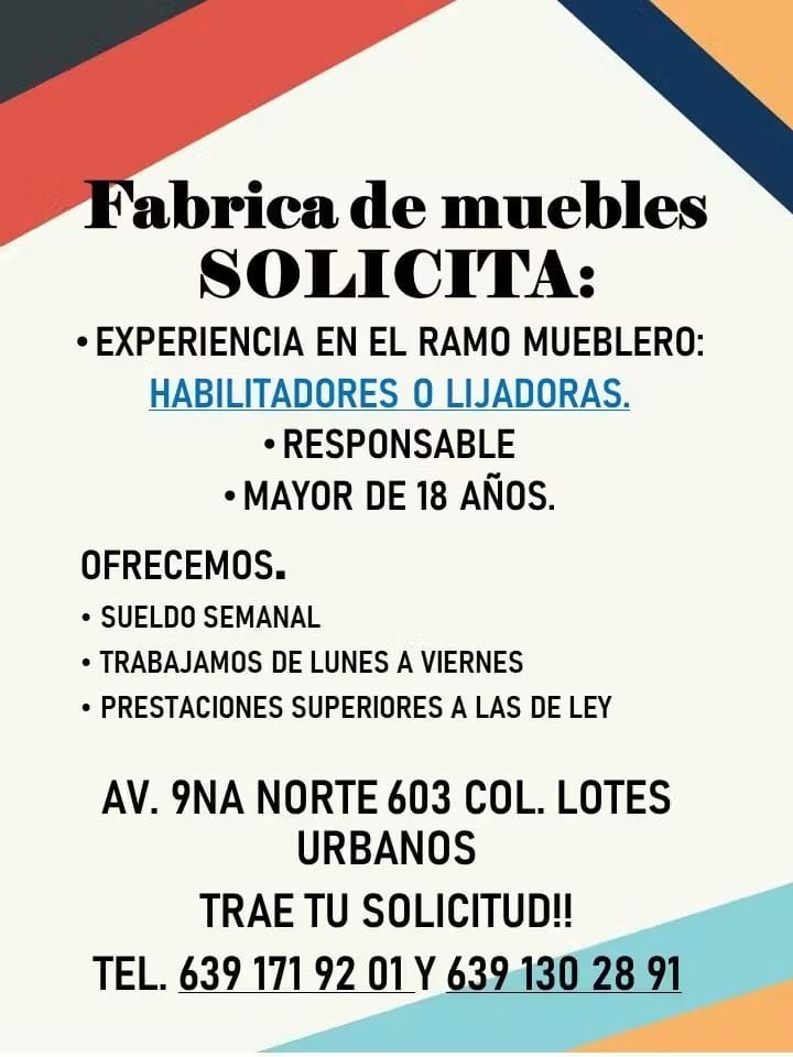 Habilitador y lijadoras