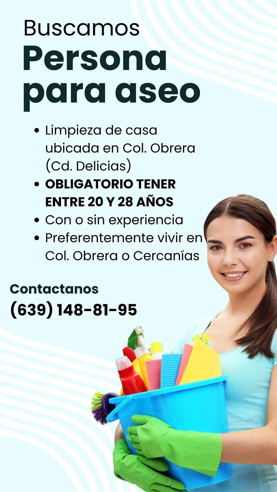 Persona para aseo