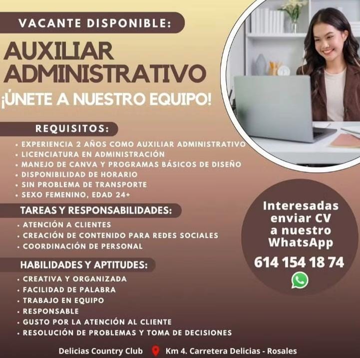 Auxiliar administrativo