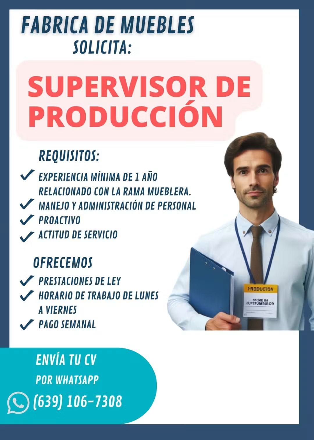 Supervisor de producción