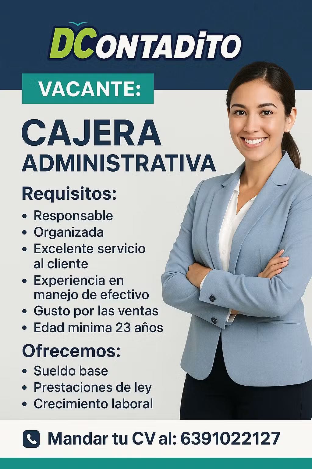 Cajera administrativa