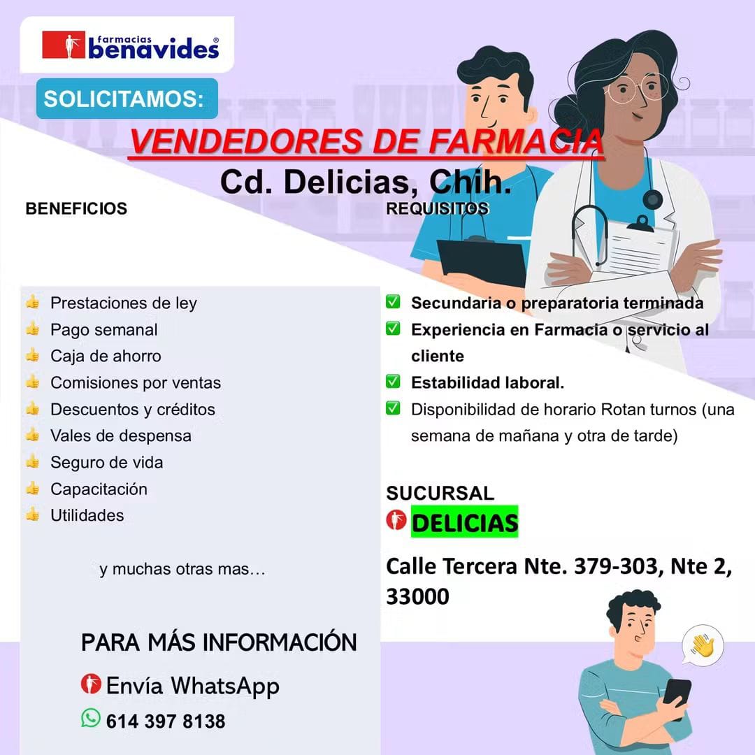 Vendedores de farmacia