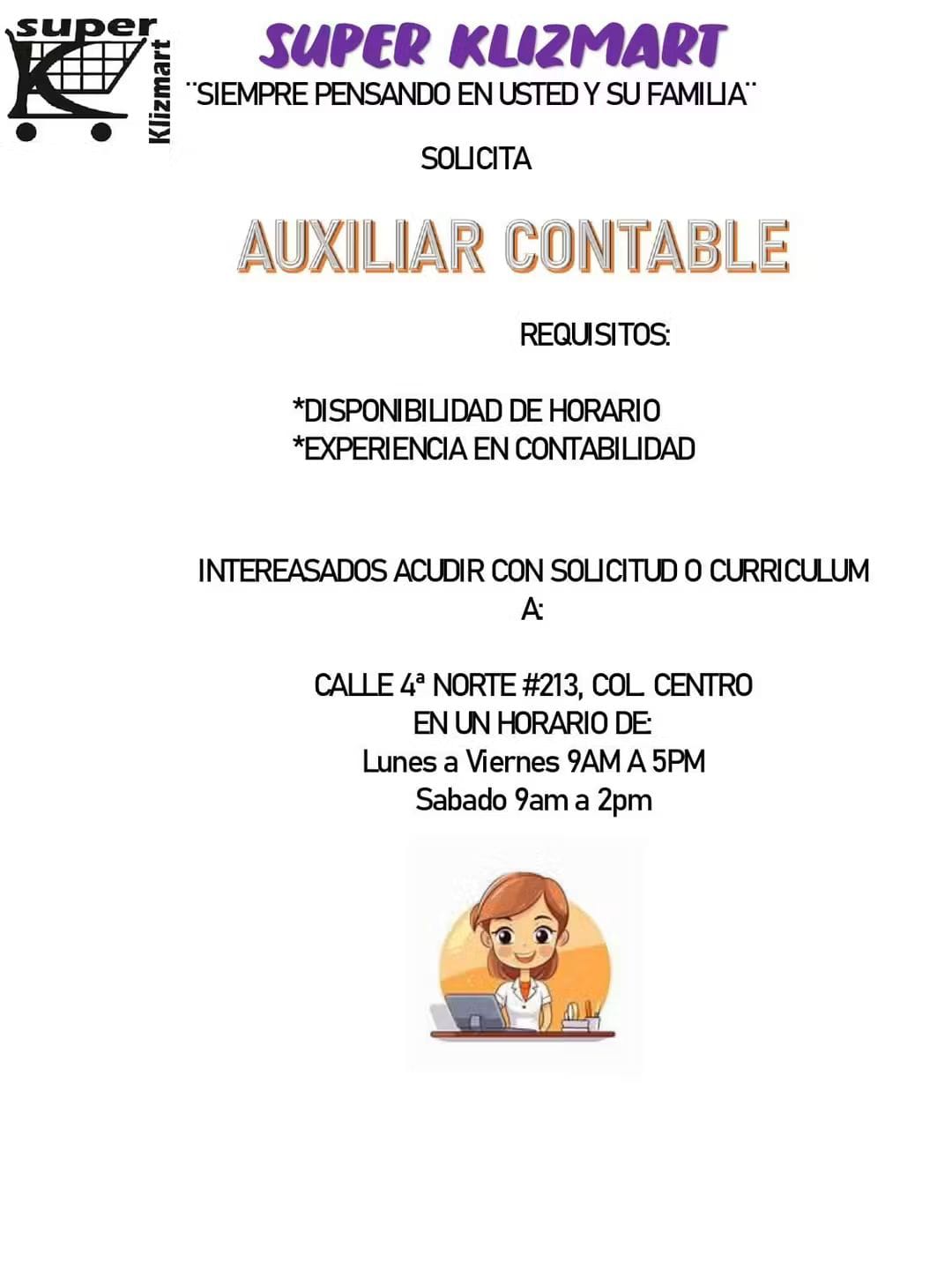 Auxiliar contable