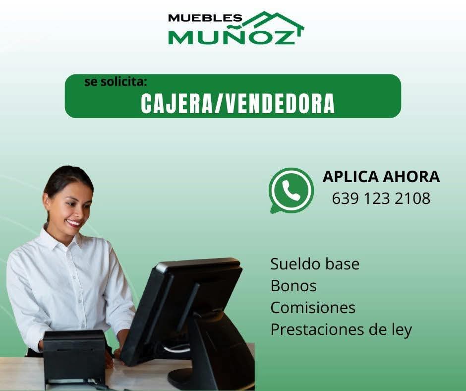 Cajera vendedora