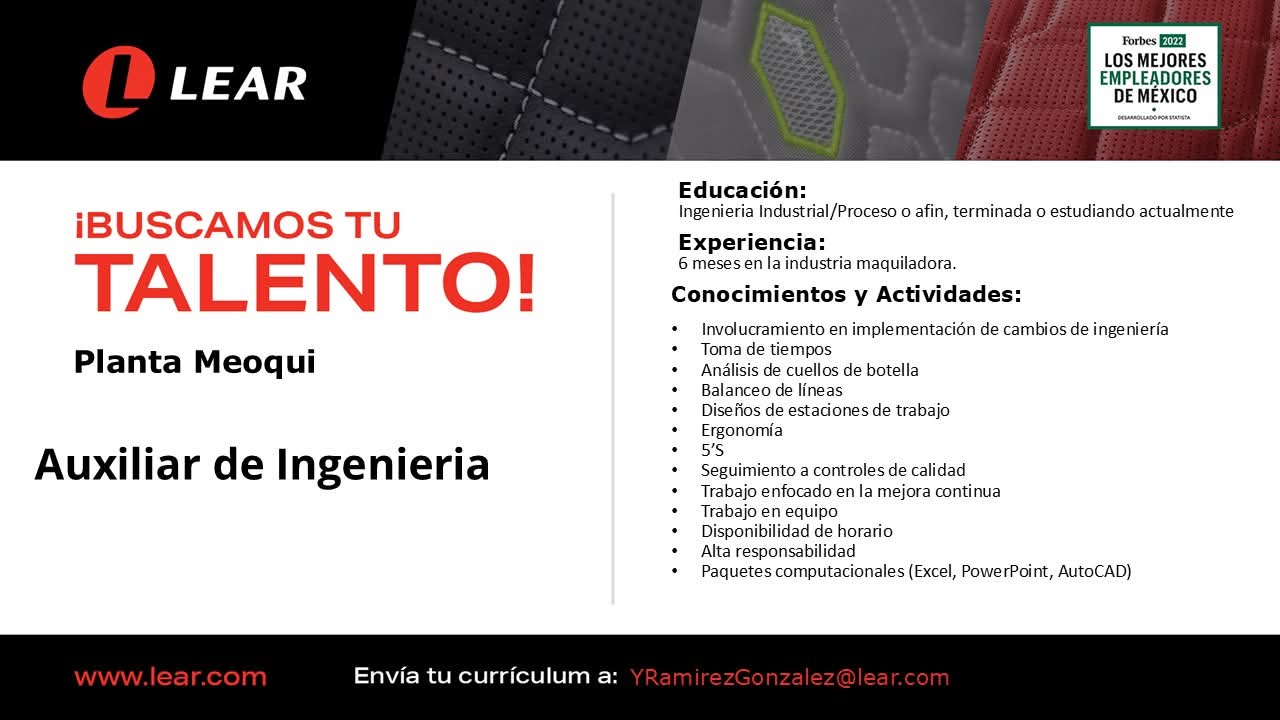 Auxiliar ingeniería