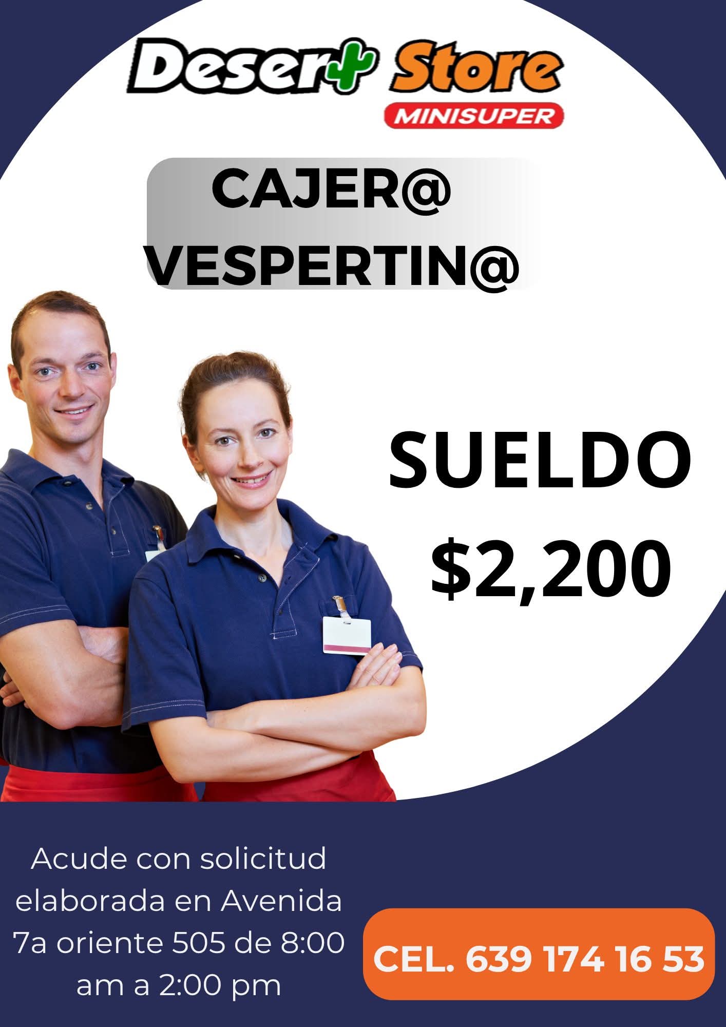 Cajero vespertino