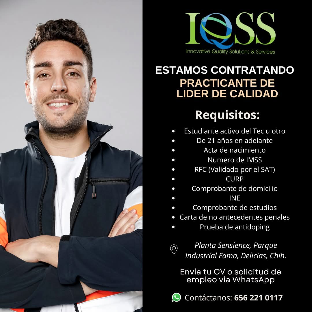 Practicante de líder de calidad