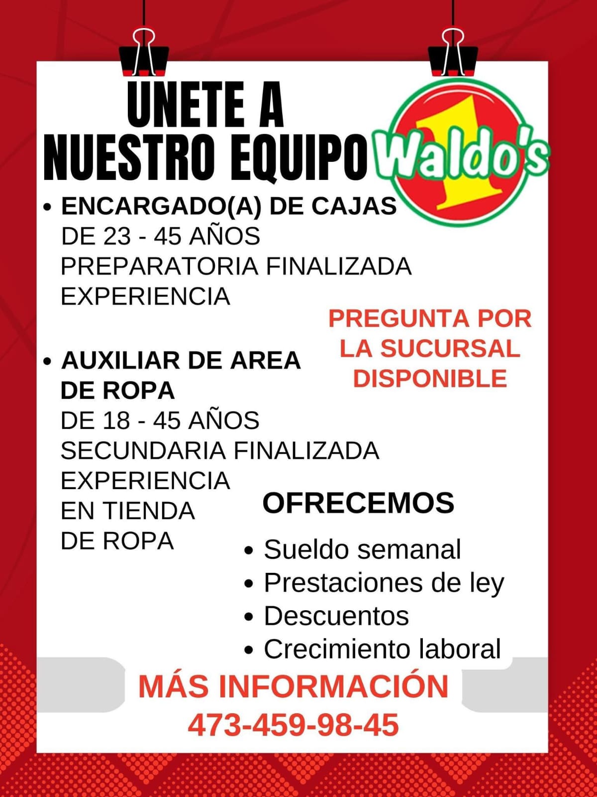 Encargado de cajas