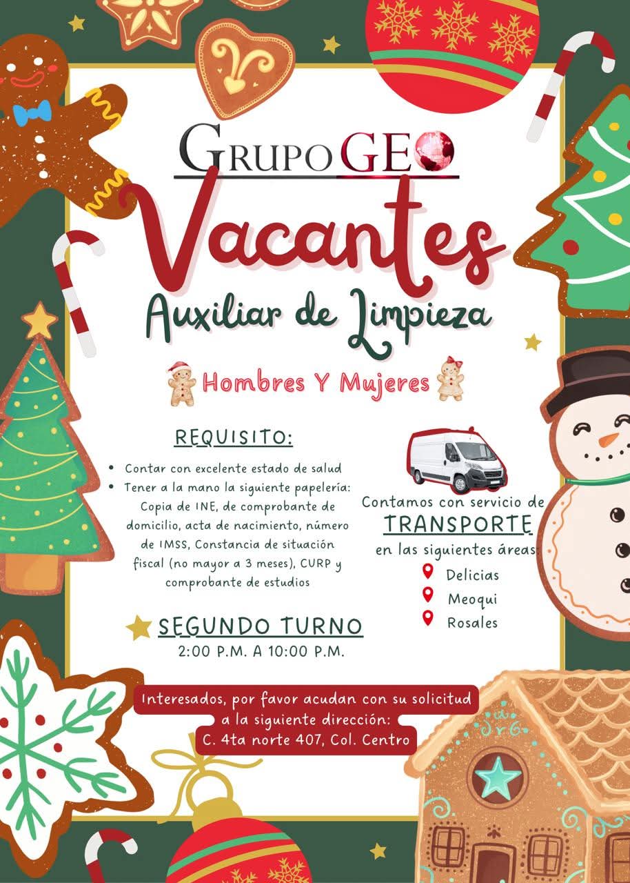 Auxiliar de limpieza