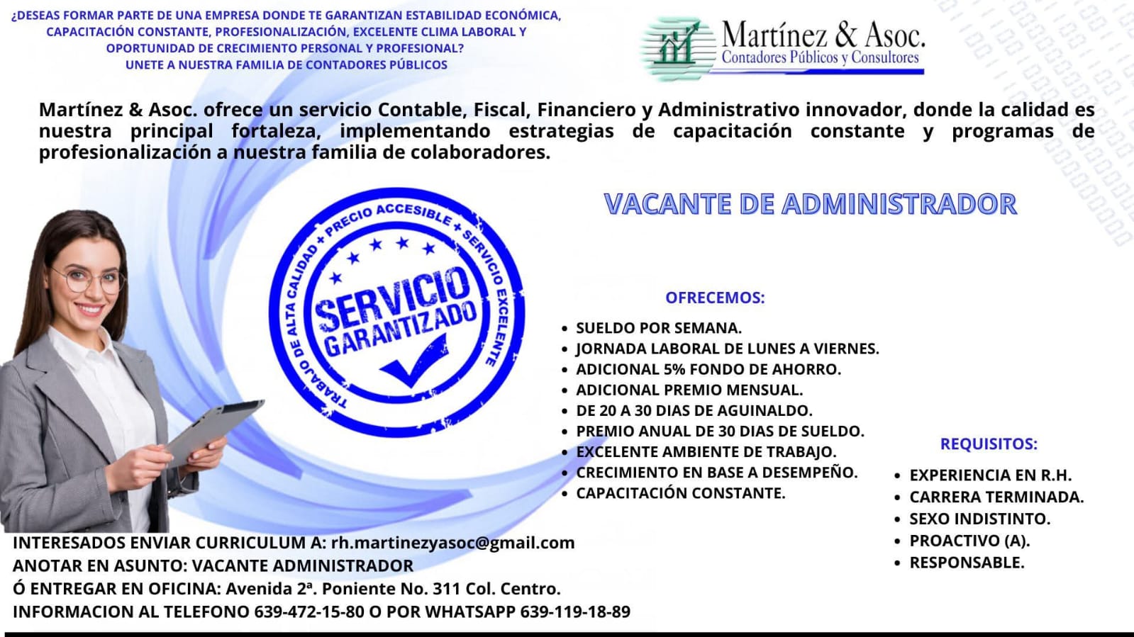 Vacante administrativo