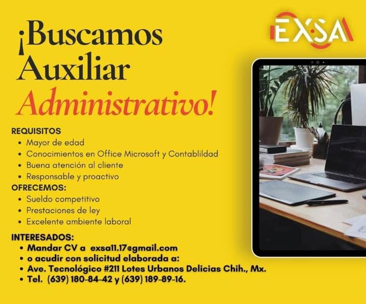 Auxiliar administrativo