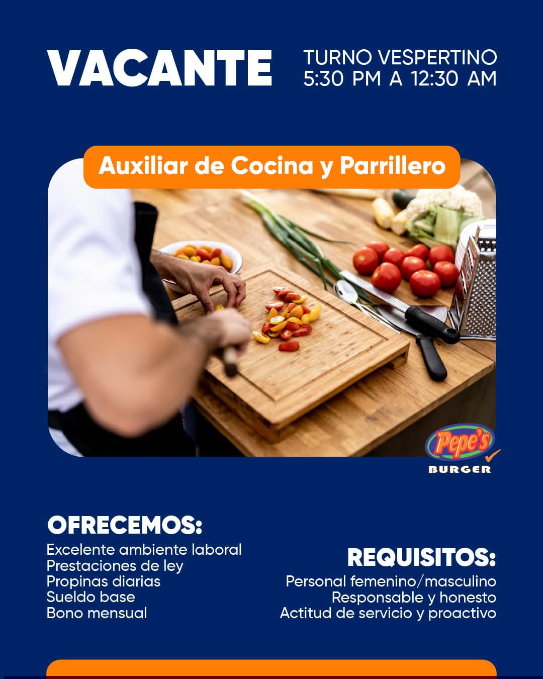 Auxiliar de cocina