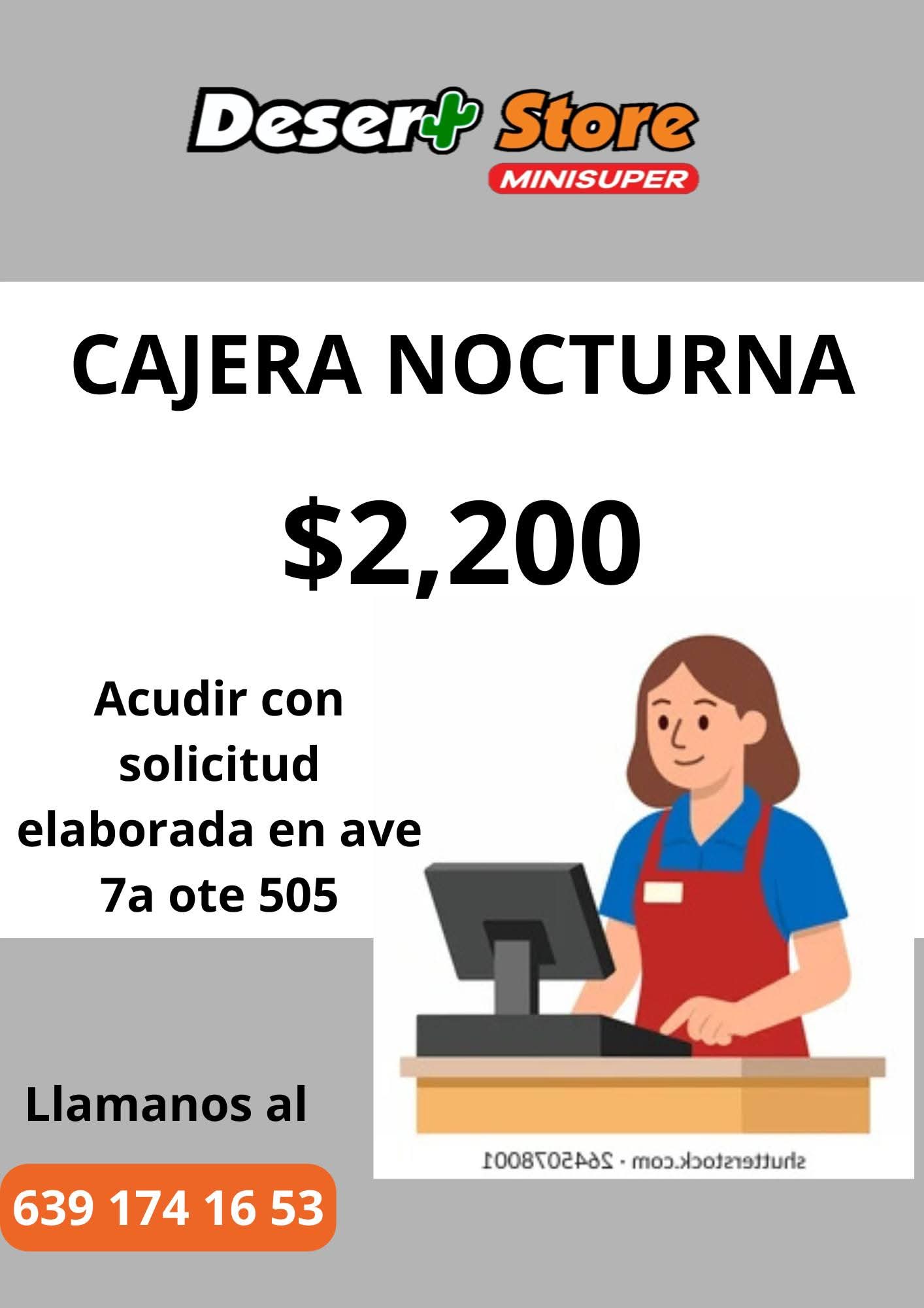 Cajera nocturna