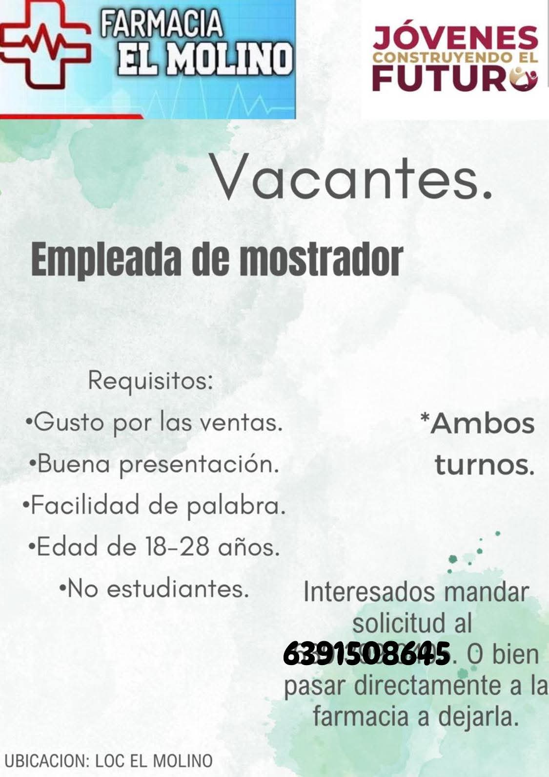 Empleada de mostrador