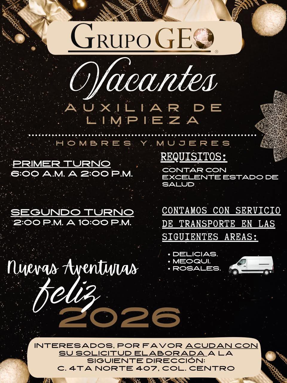 Auxiliar de limpieza