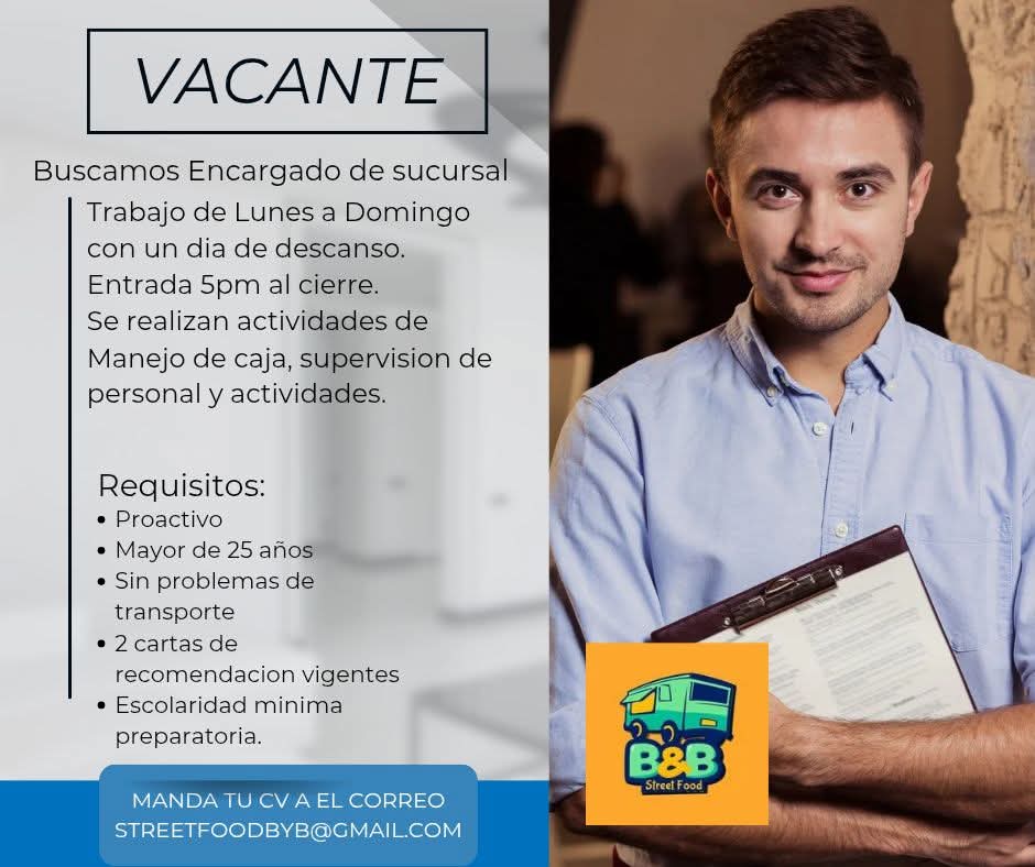Encargado de socursal