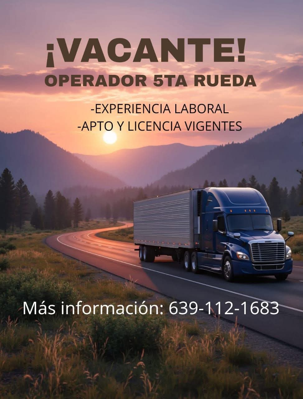 Operador de 5ta rueda