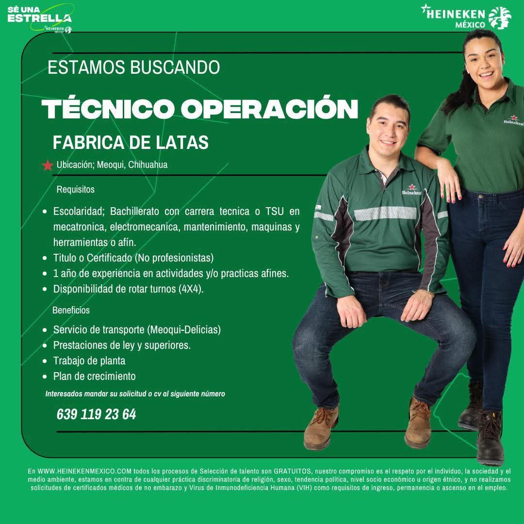 Tecnico de operación