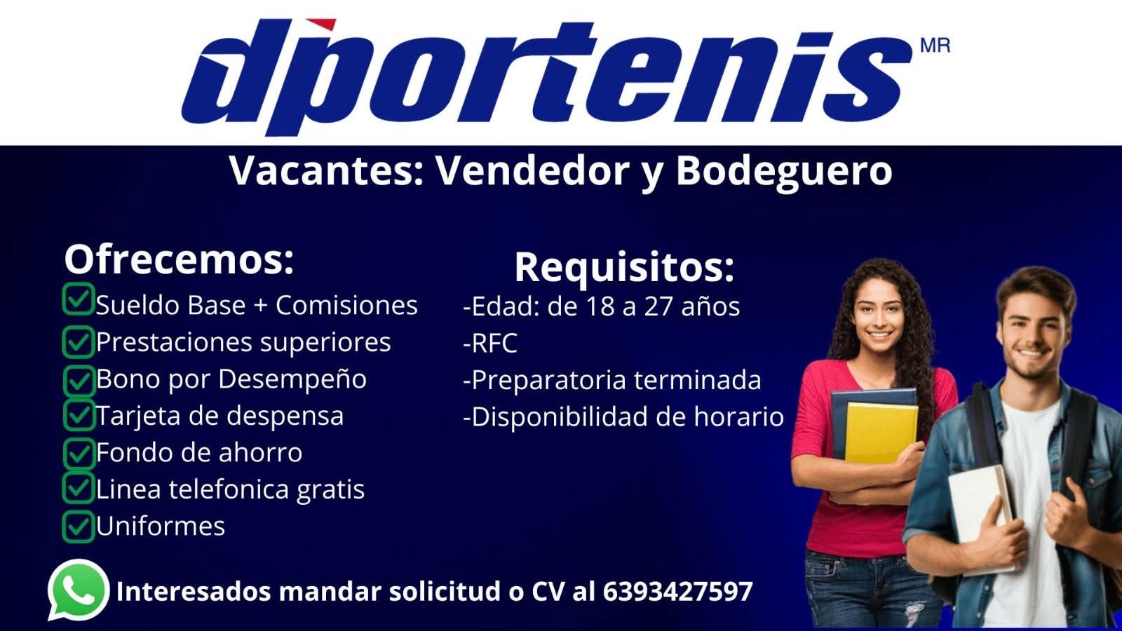 Vendedor y bodeguero