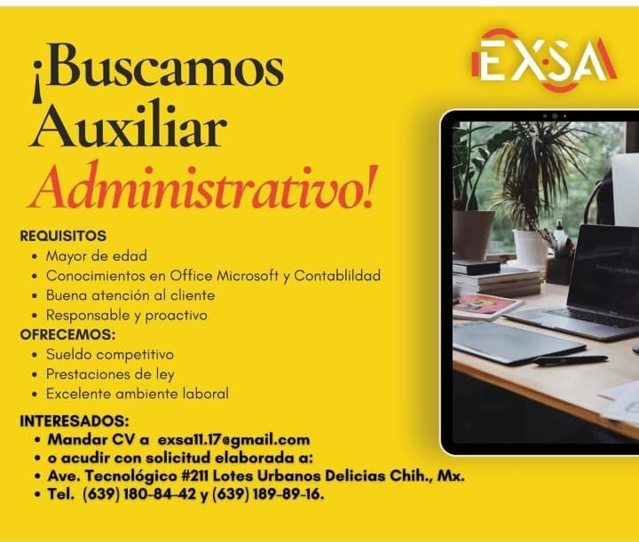Auxiliar administrativo