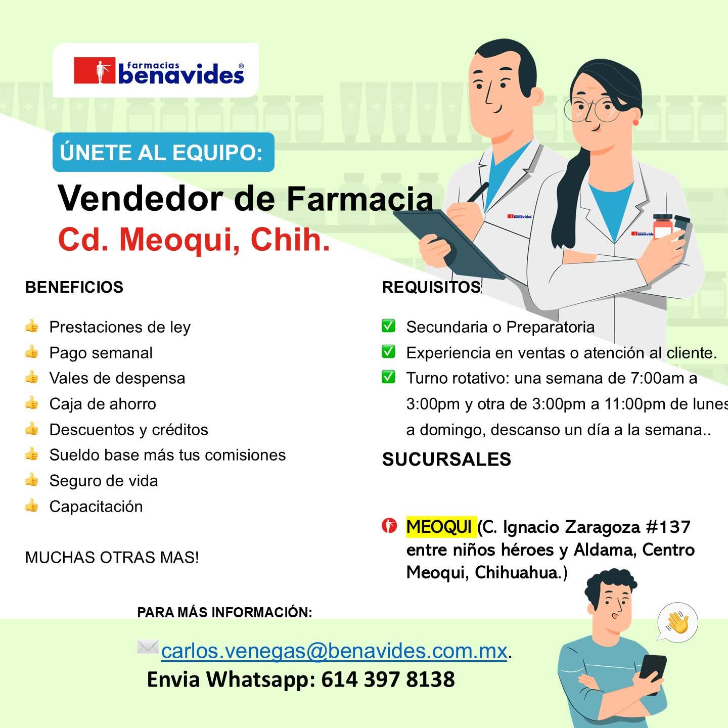 Vendedor de farmacia