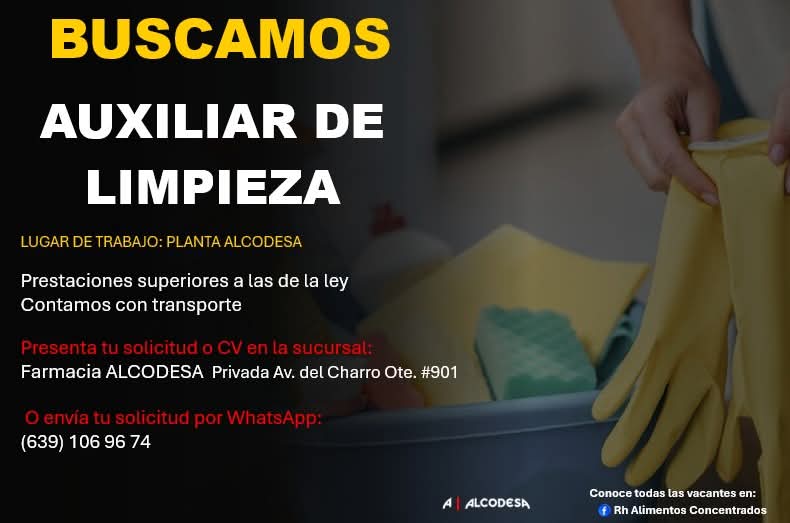 Auxiliar de limpieza