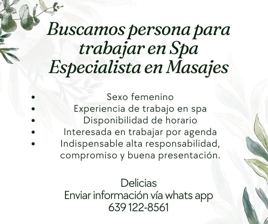 Persona especialista en masaje