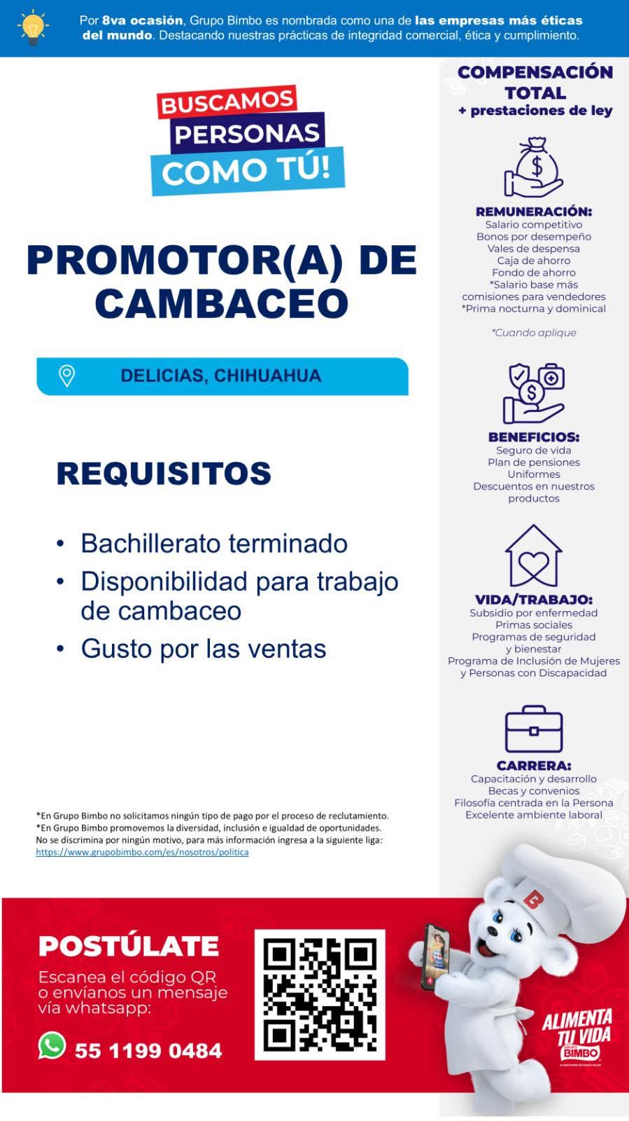 Promotora de combaceo