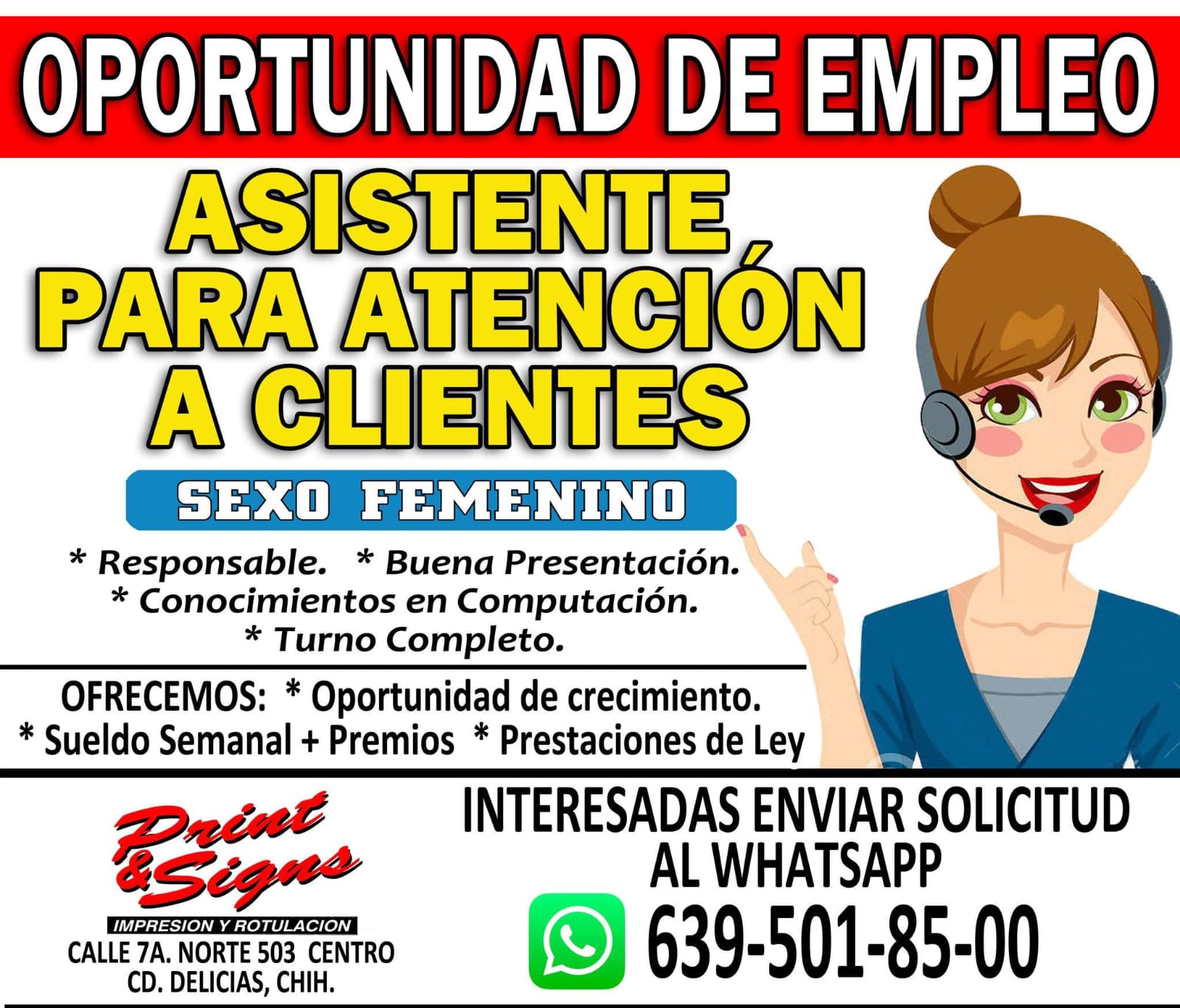 Asistente para atención al cliente