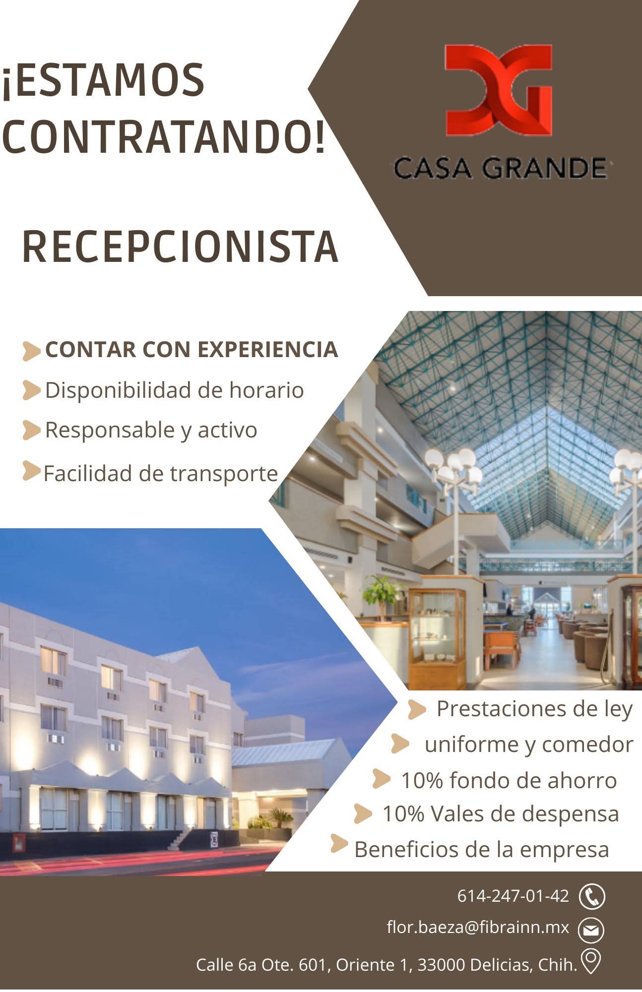 Recepcionista