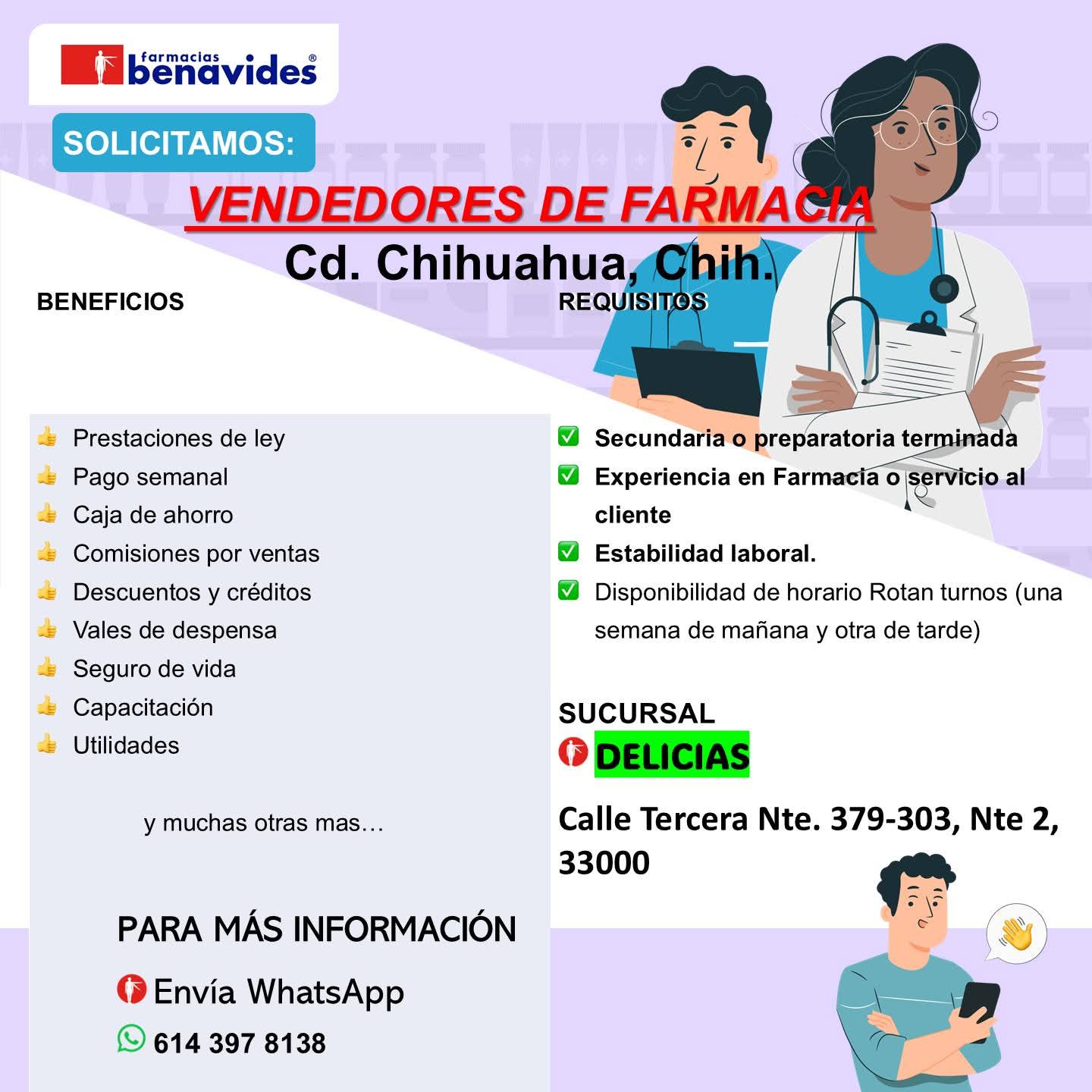 Vendedores de farmacia