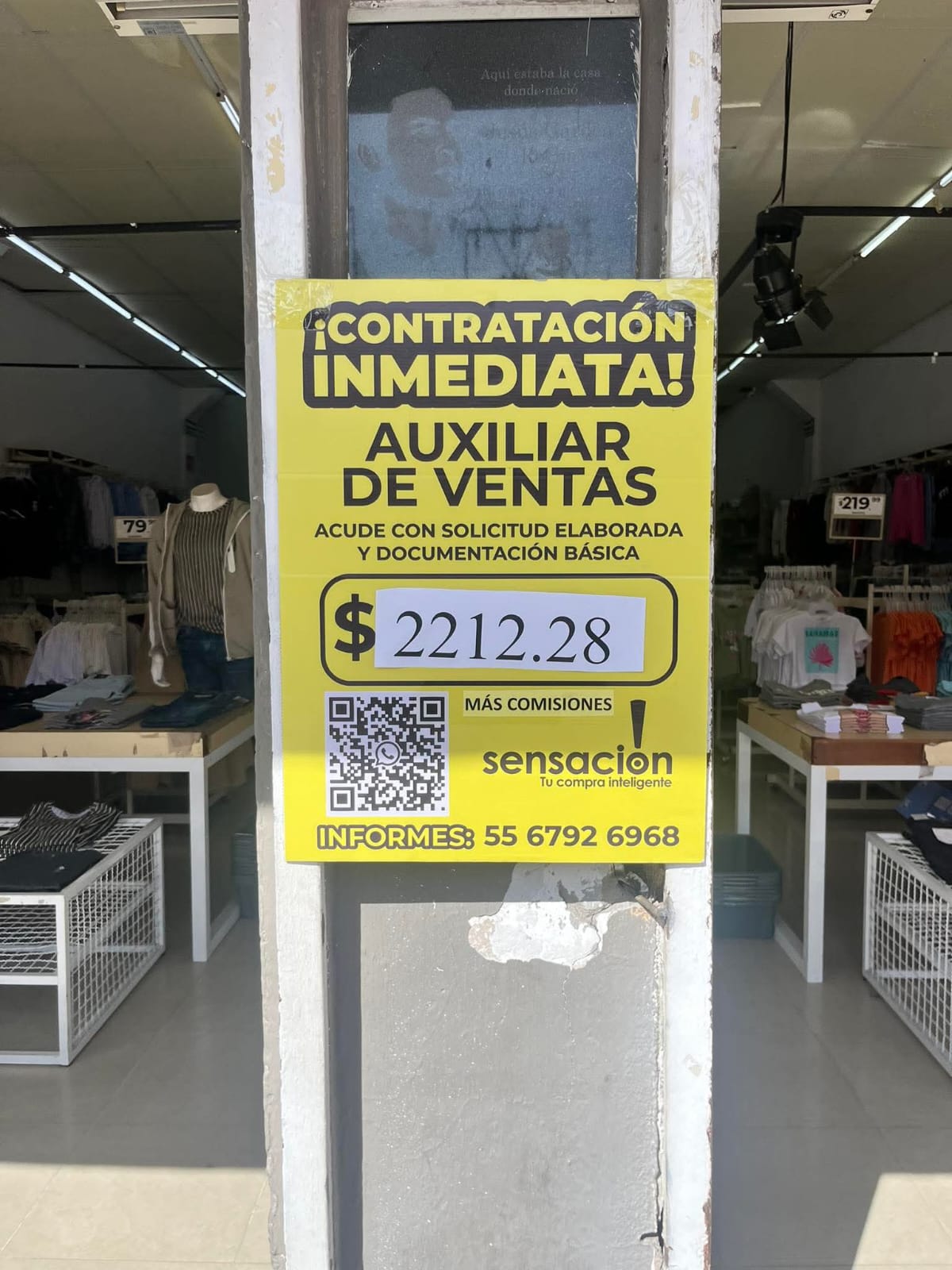 Auxiliar de ventas