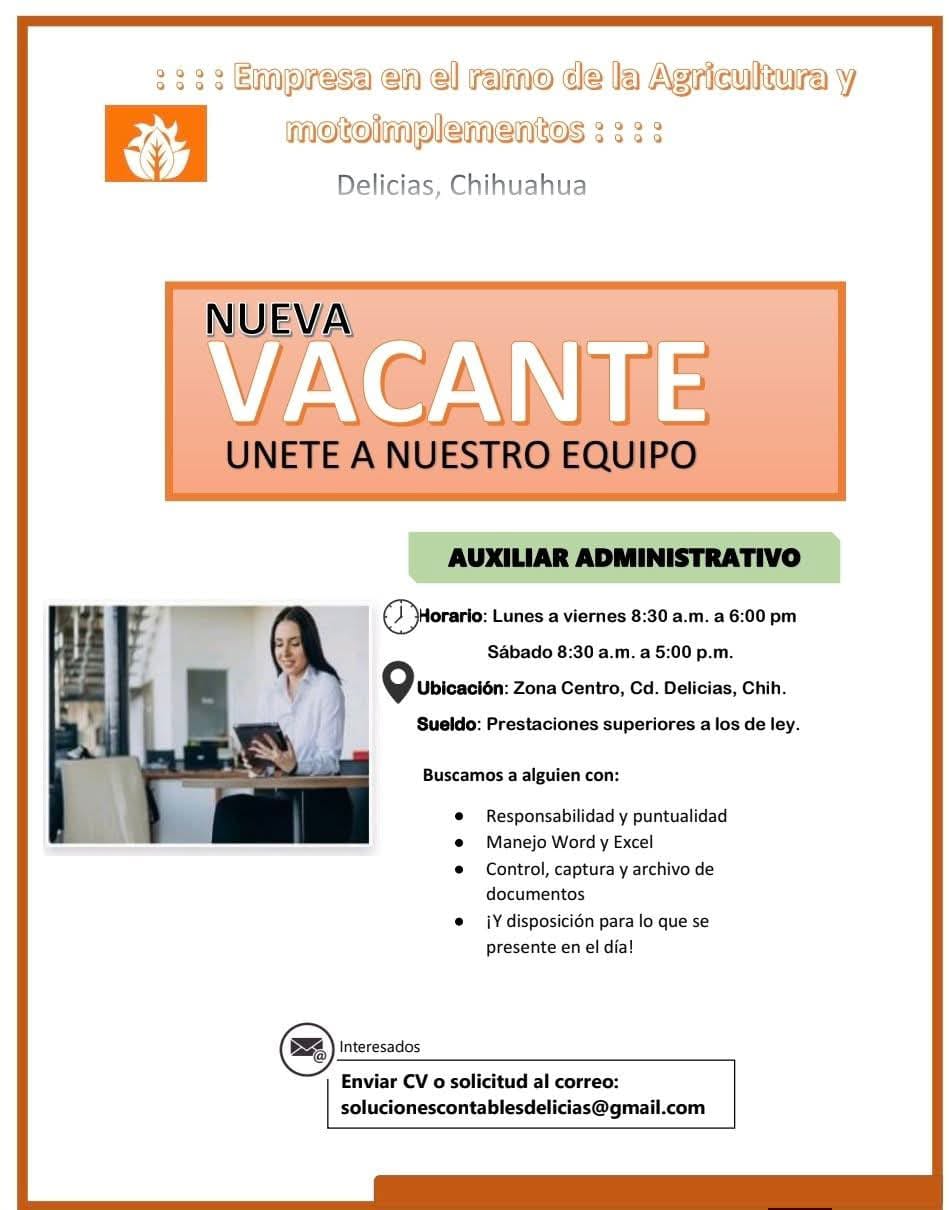 Auxiliar administrativo