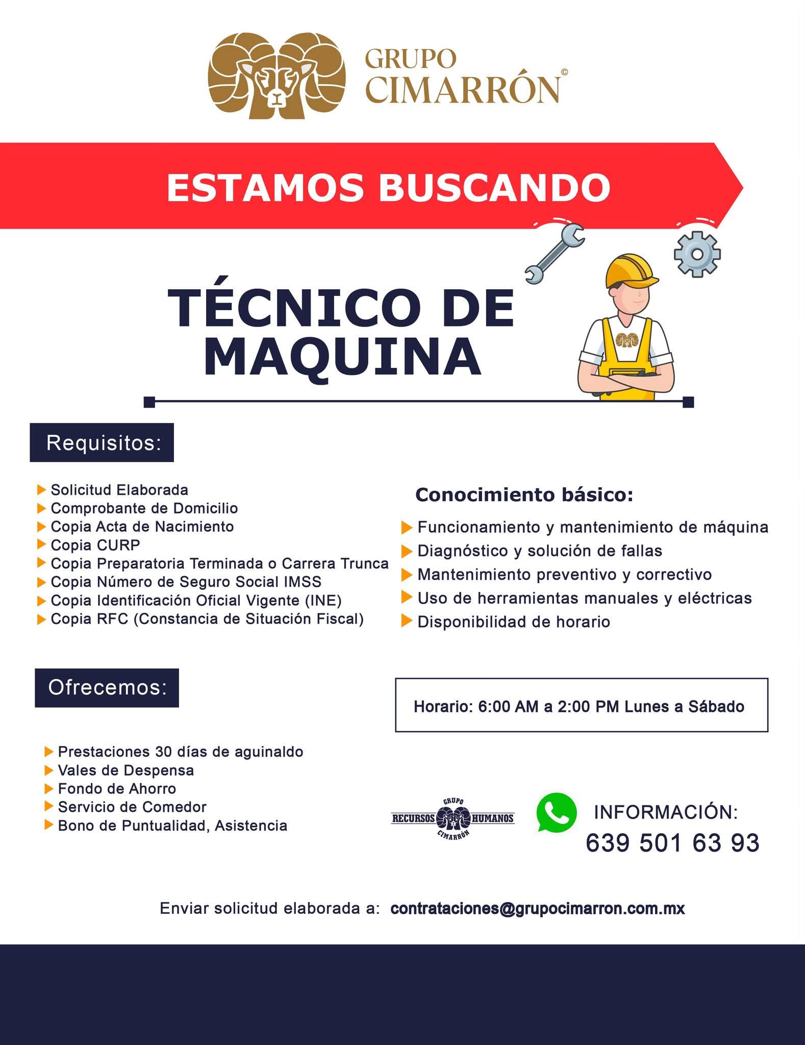 Técnico de maquina