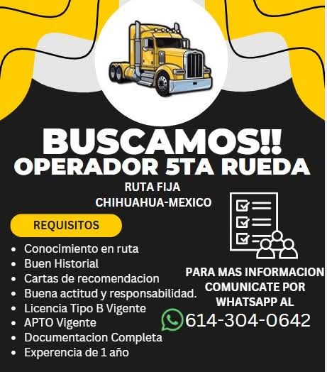 Operador de 5ta rueda